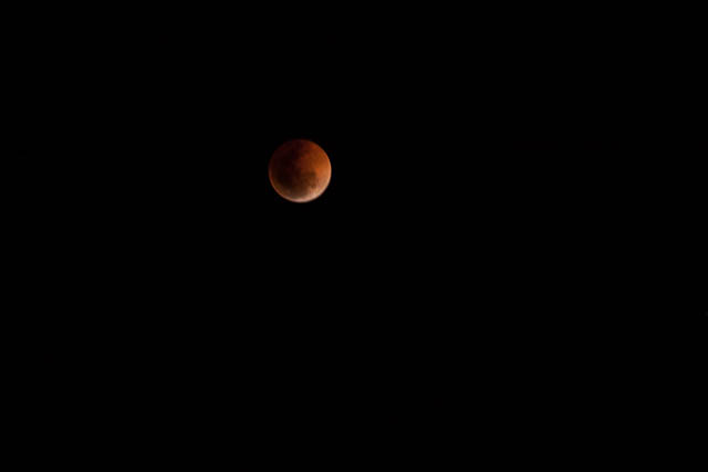 Lunar eclipse - blood moon