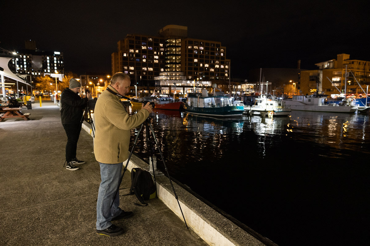 Night Photography Walkabout along Hobart Waterfront