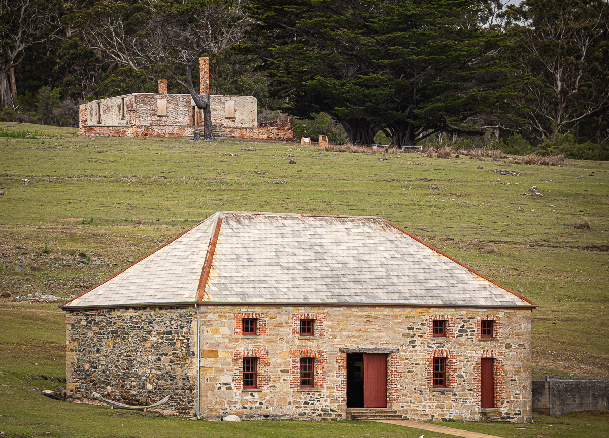 Commissariat store and ruin of Religious Instructors House - Maria Island, Tasmania