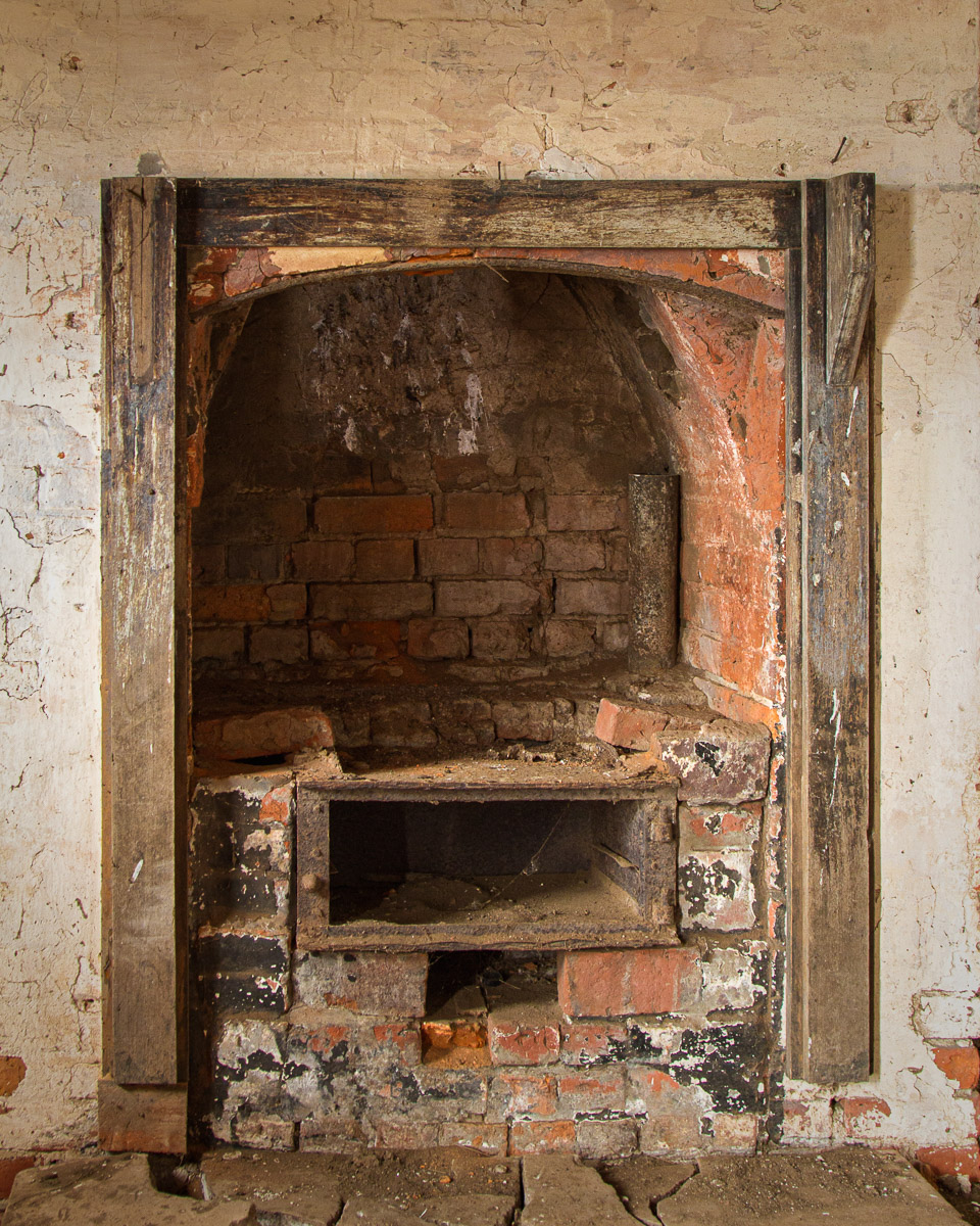 The fireplace of a bygone era (c1840s) - Millers Cottage - Maria Island
