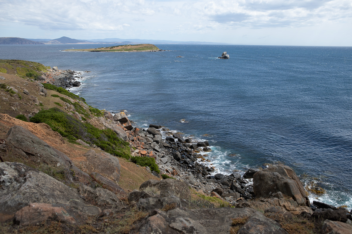 View to the Ile du Nord - Maria Island - Tasmania